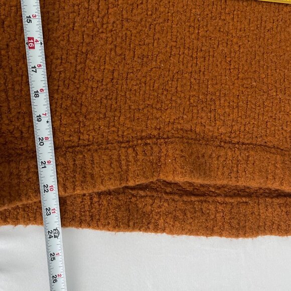 Free People Women Sweater Alpaca Oversized Fuzzy Knit Long Sleeve Deep V-Neck XS - Picture 11 of 13